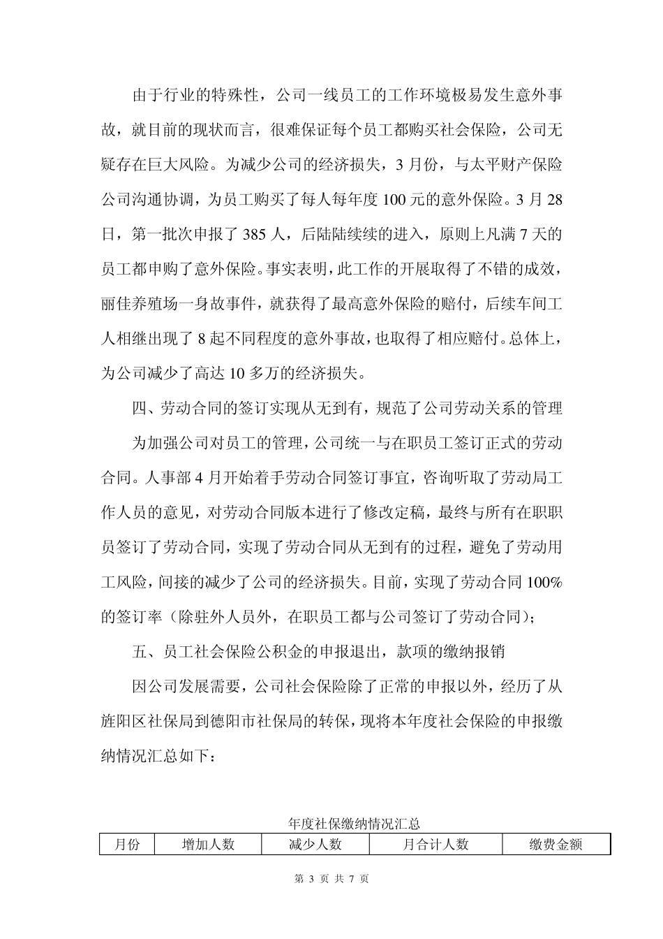 人力资源部年度工作总结_第3页