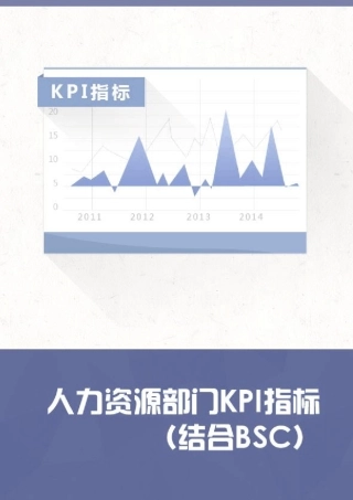 人力资源部门KPI指标(结合BSC)