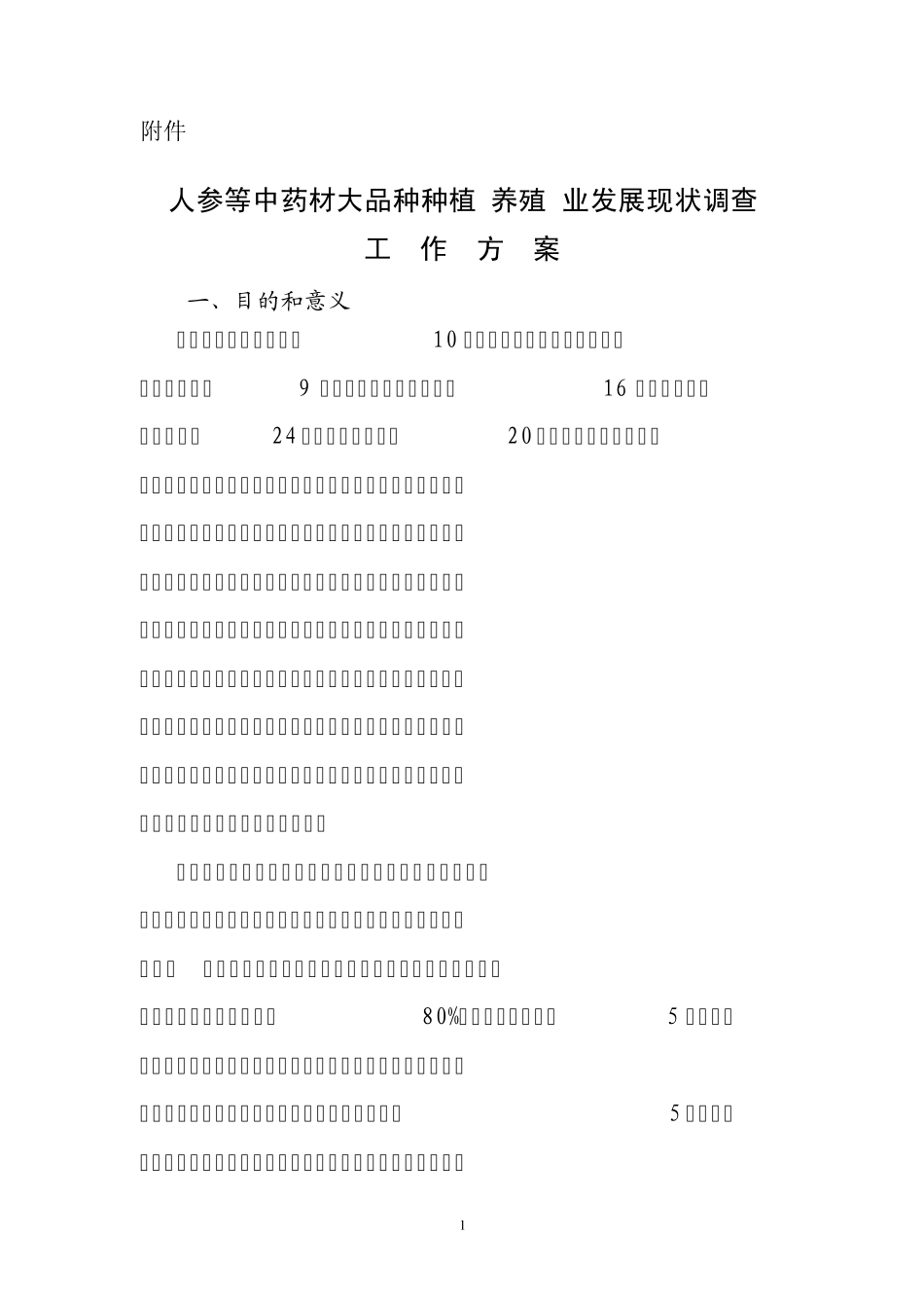 人参等中药材大品种种植(养殖)业发展现状调查_第1页