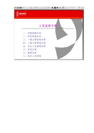 人员结构分析ppt