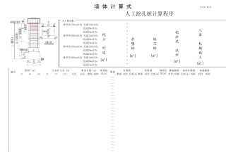 人工挖孔桩计算表(已破解)