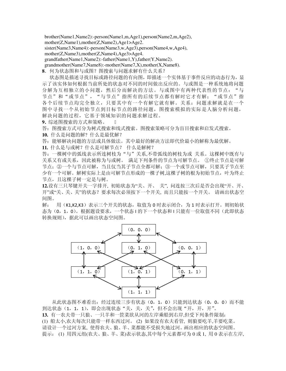 人工智能期末总结_第2页