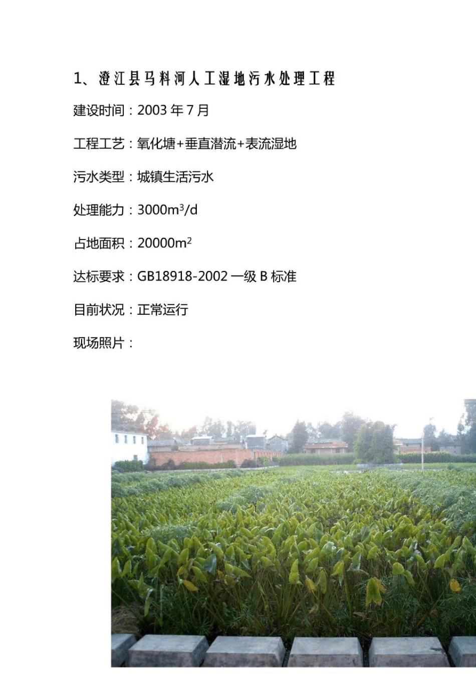 人工湿地污水处理工程案例汇集_第2页