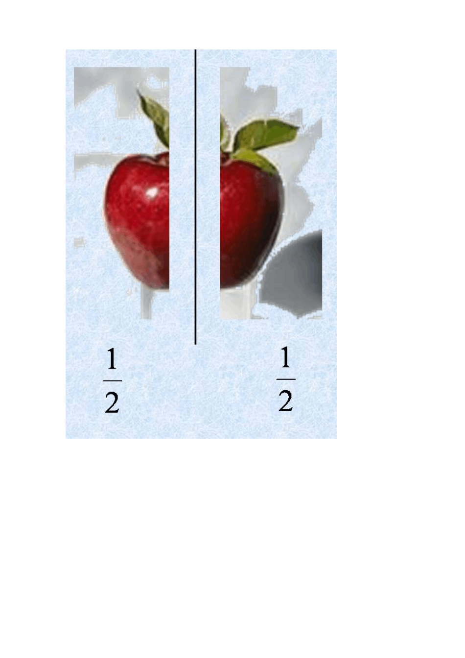 人教三年级数学上册分数的初步认识教学设计_第3页