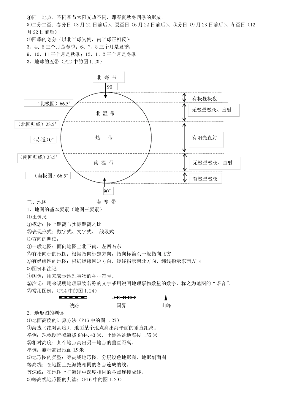 人教版(超详)初中地理知识点归纳汇总_第3页