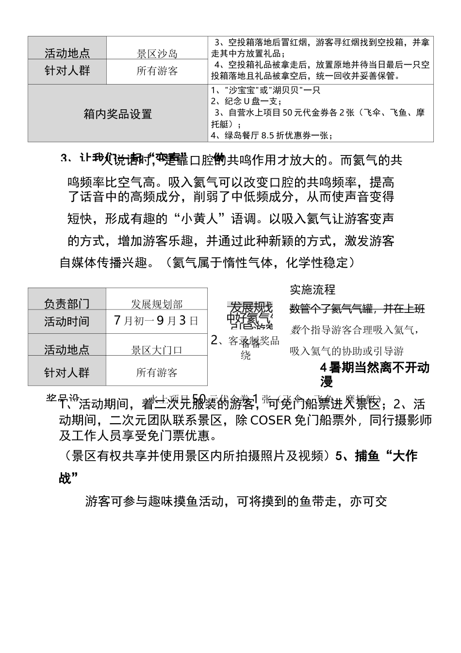 景区暑期活动方案_第3页