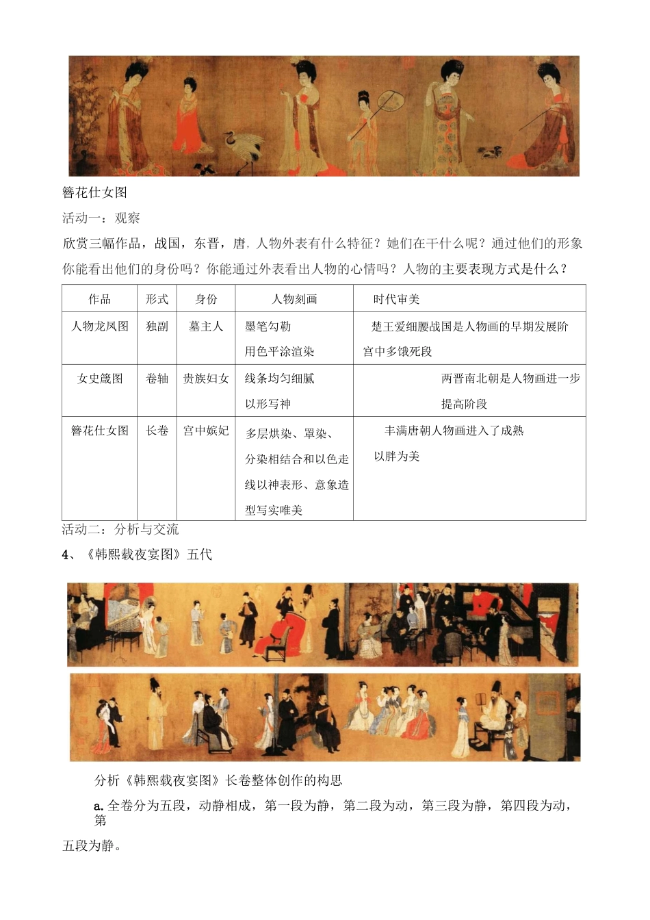 中国古代人物 画教学设计_第3页