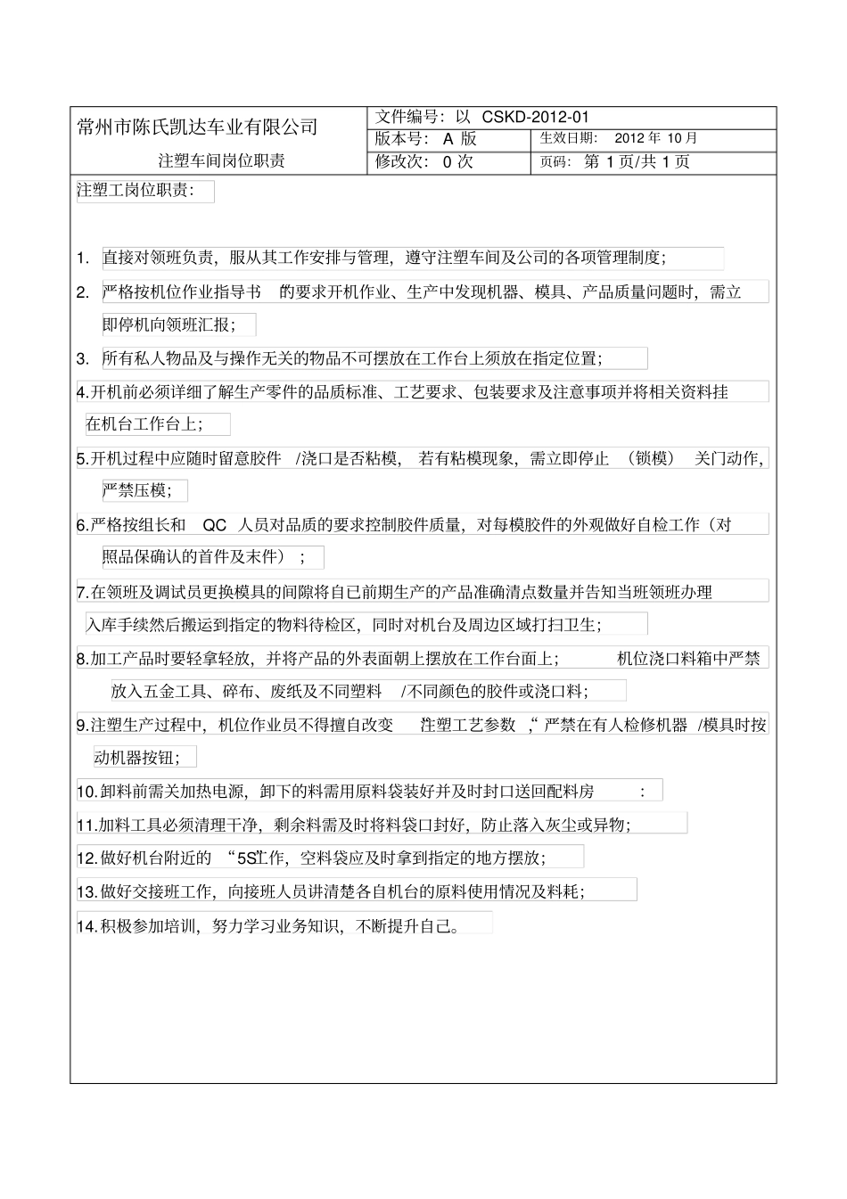 注塑车间工作职责_第2页