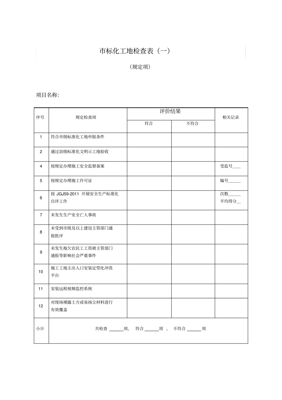 泰州标化工地检查表_第3页