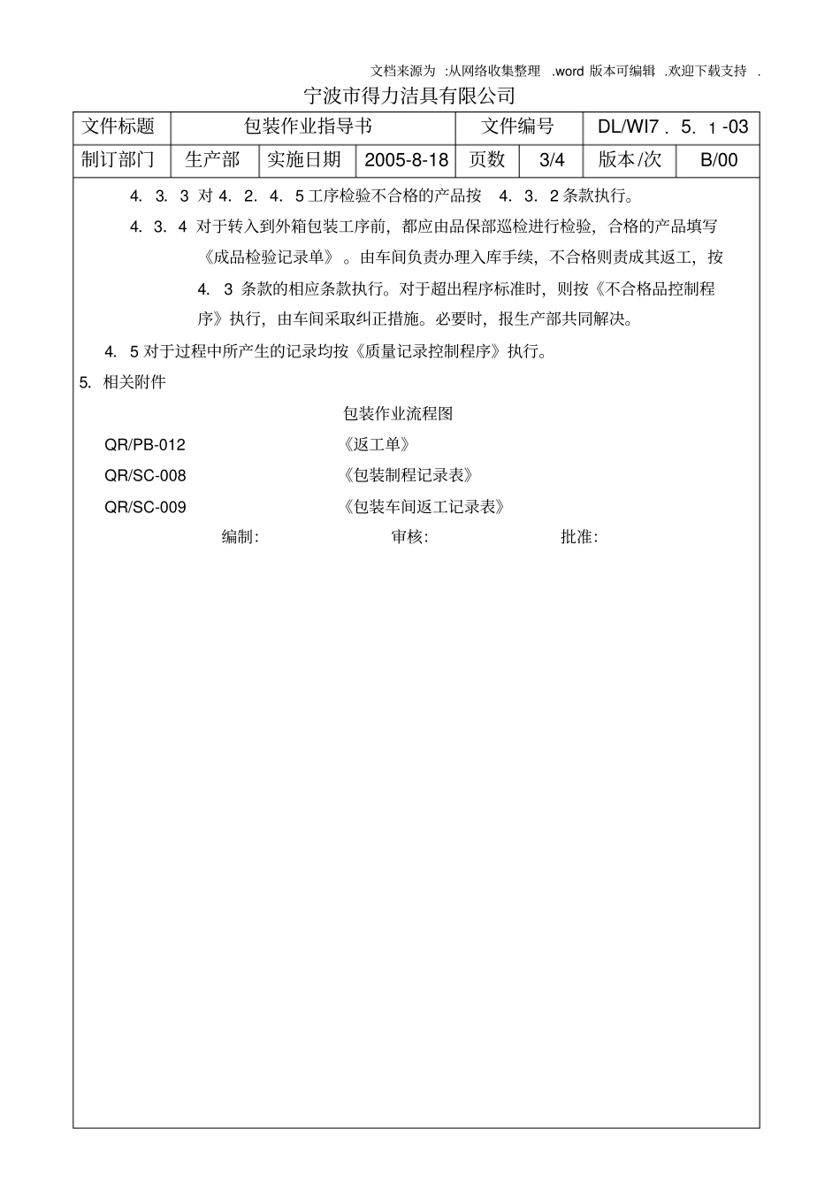 洁具公司包装作业指导书_第3页