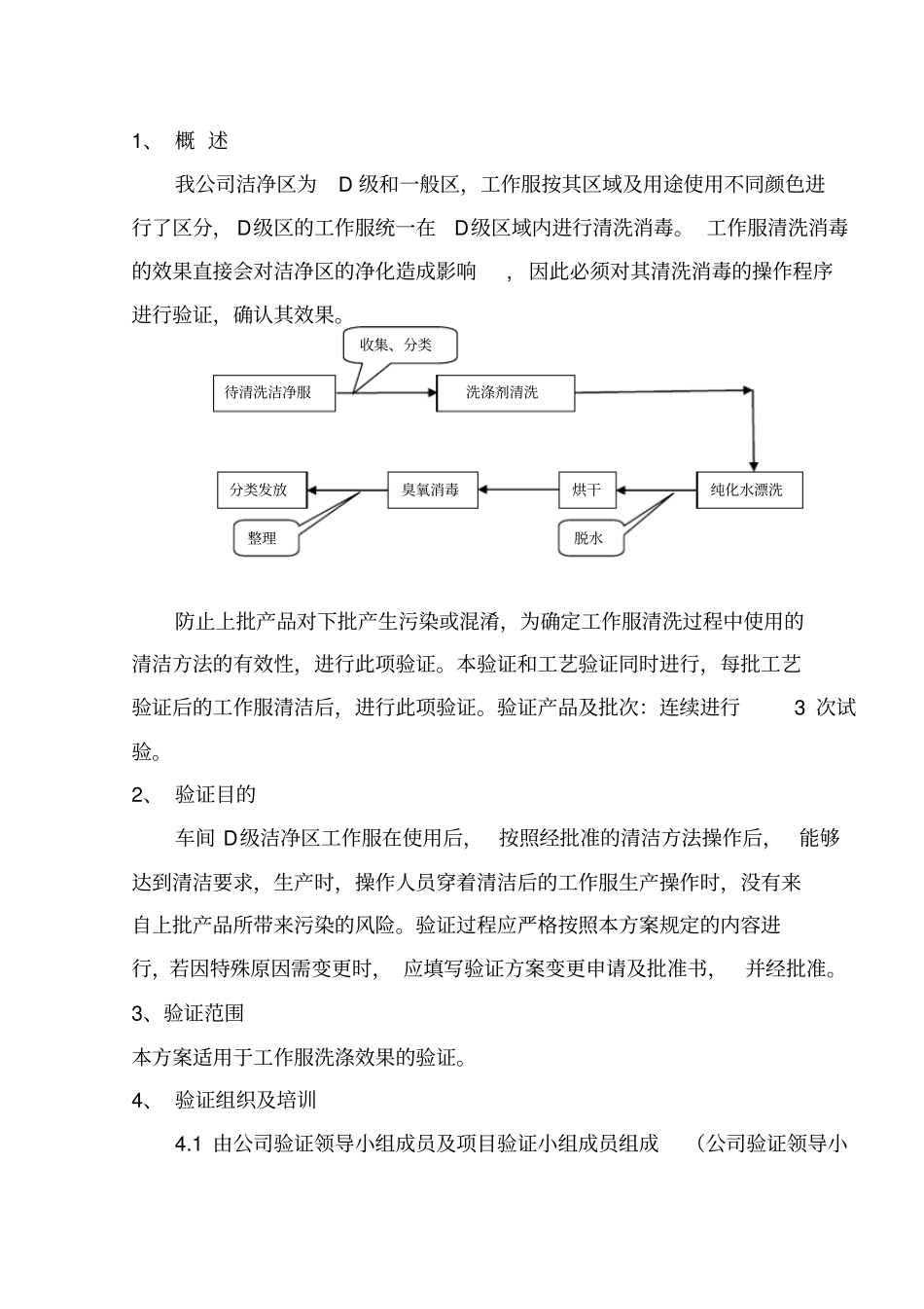 洁净工作服清洁验证方案_第3页