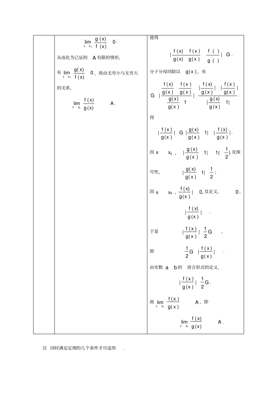 洛必达法则的简便证明_第2页