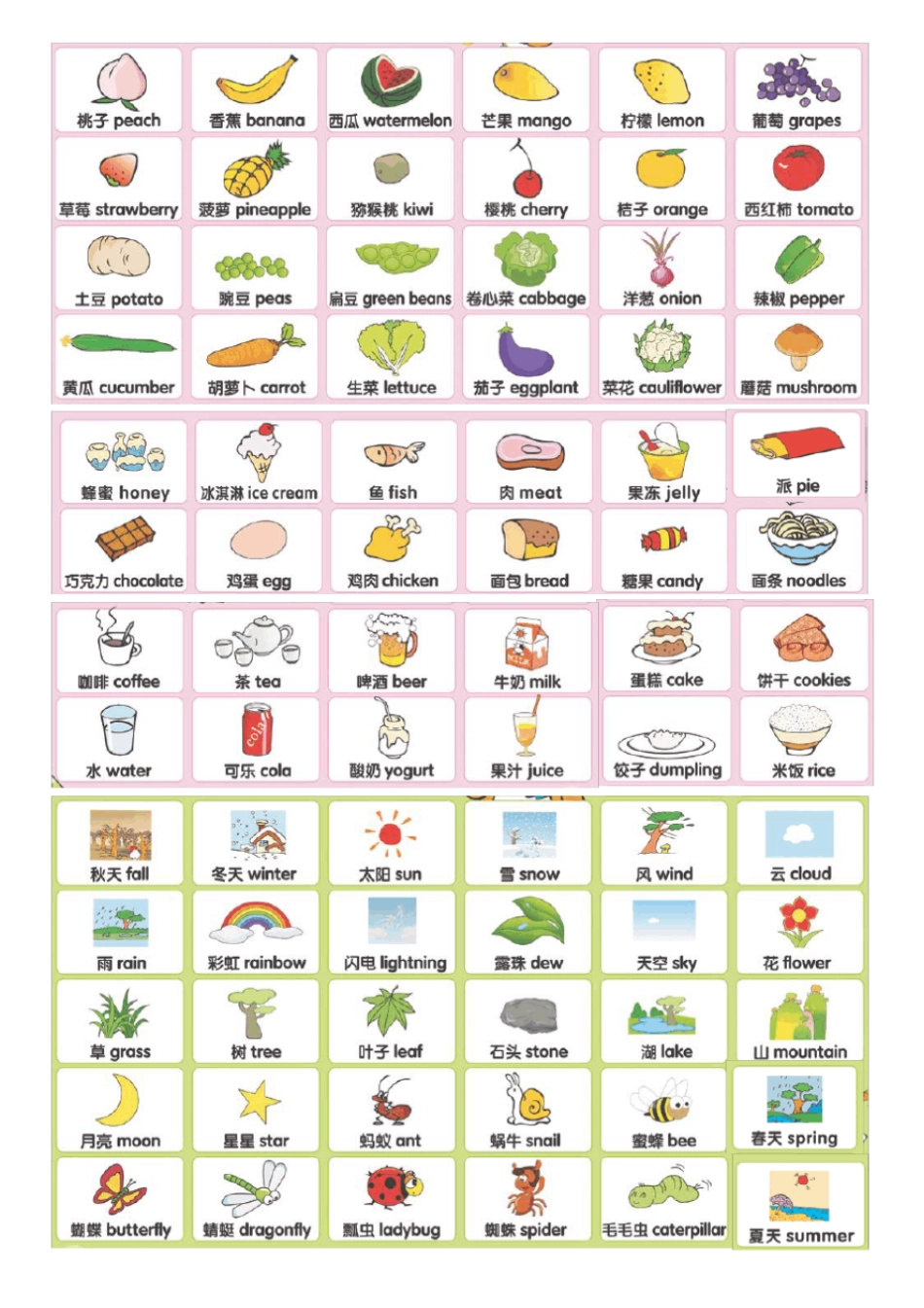 洪恩幼儿500词-儿童英语单词卡片_第2页