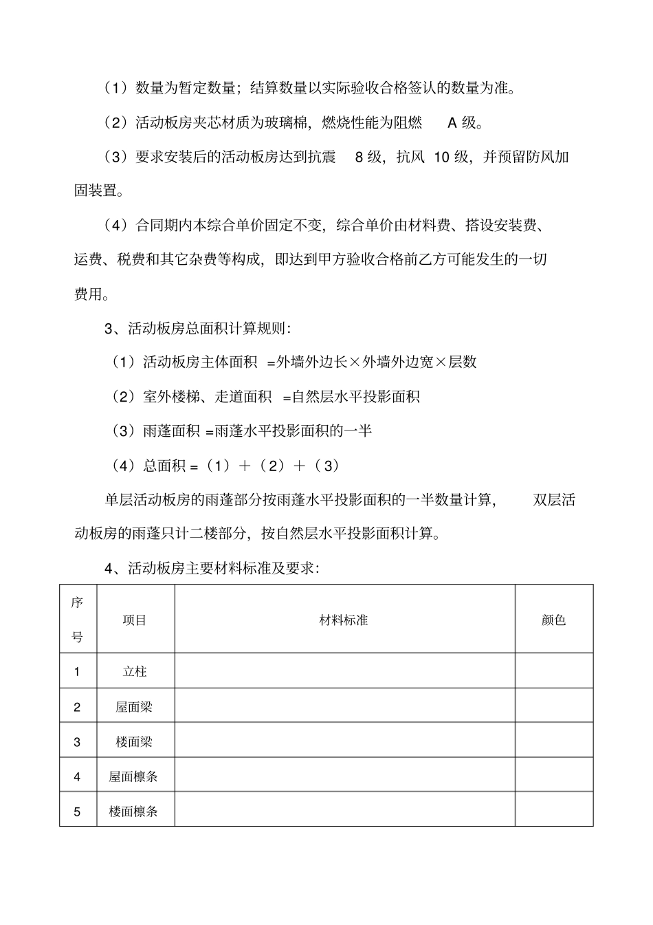 活动板房购销安装合同范本_第3页