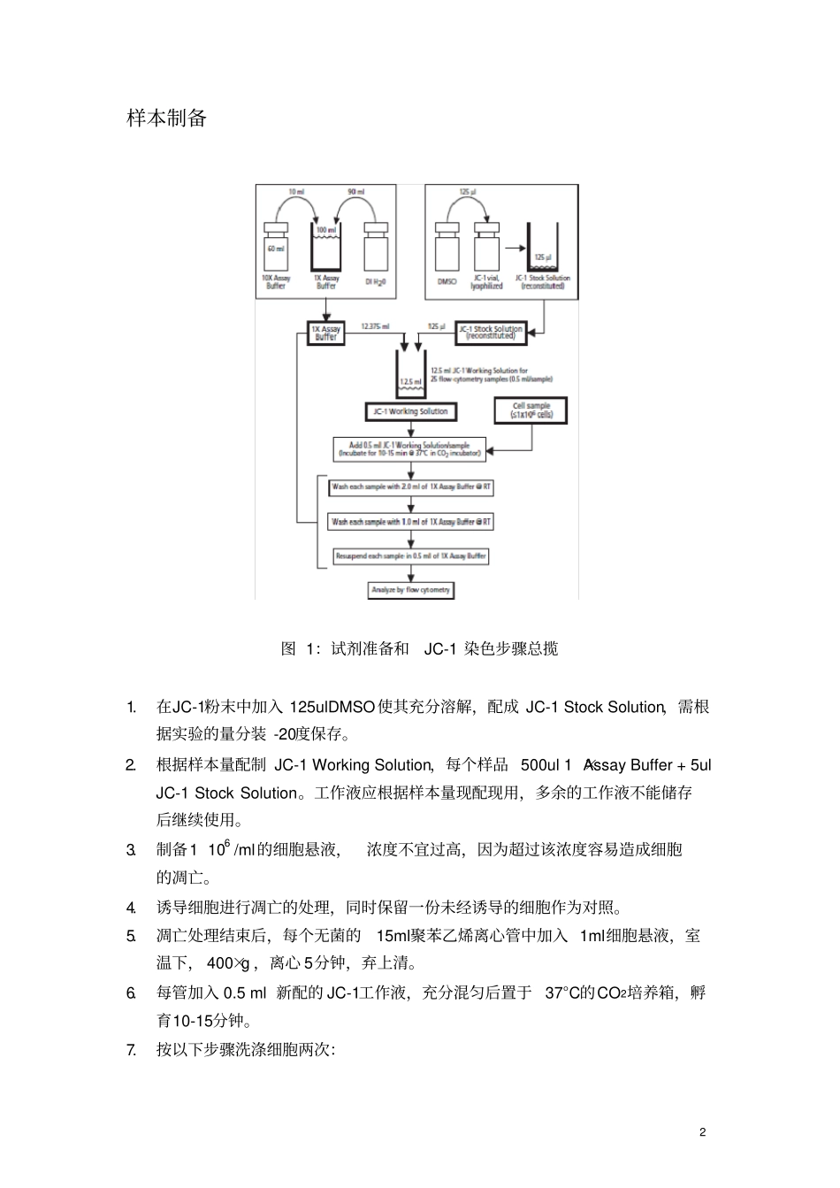 流式细胞仪检测细胞凋亡操作流程-线粒体膜电位变化检测细胞凋亡_第2页
