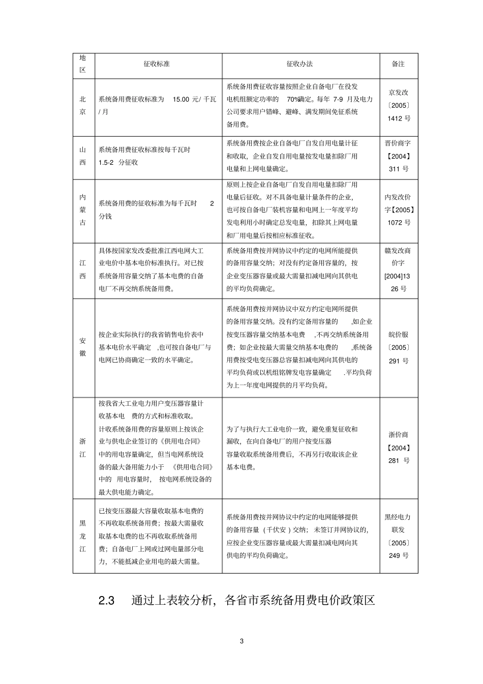 浅析具有自备机组的企业系统备用费的计费方式_第3页