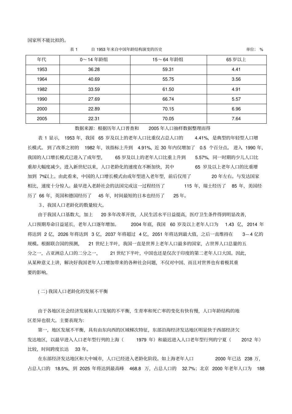 浅析我国人口老龄化问题及其对策_第2页