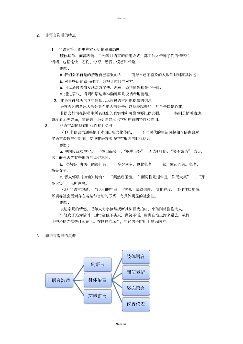 浅析非语言在沟通中的技巧82037_第3页