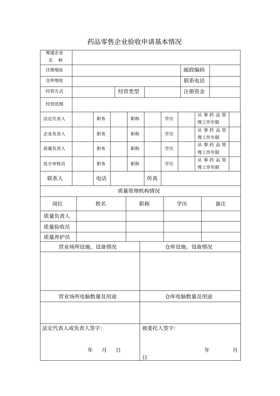 浅论药品经营许可证零售验收申请书_第3页