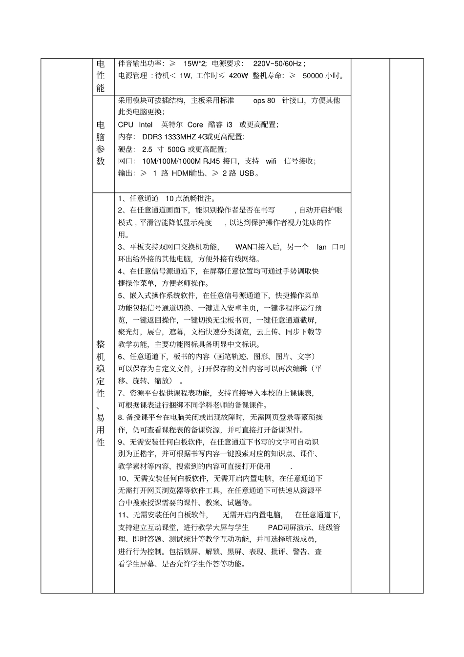 济南九中教室多媒体建设与改造工程标_第2页
