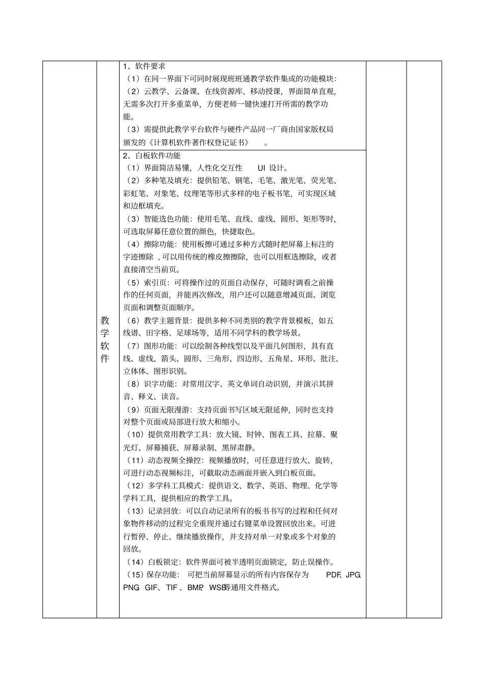 济南九中教室多媒体建设与改造工程标_第3页