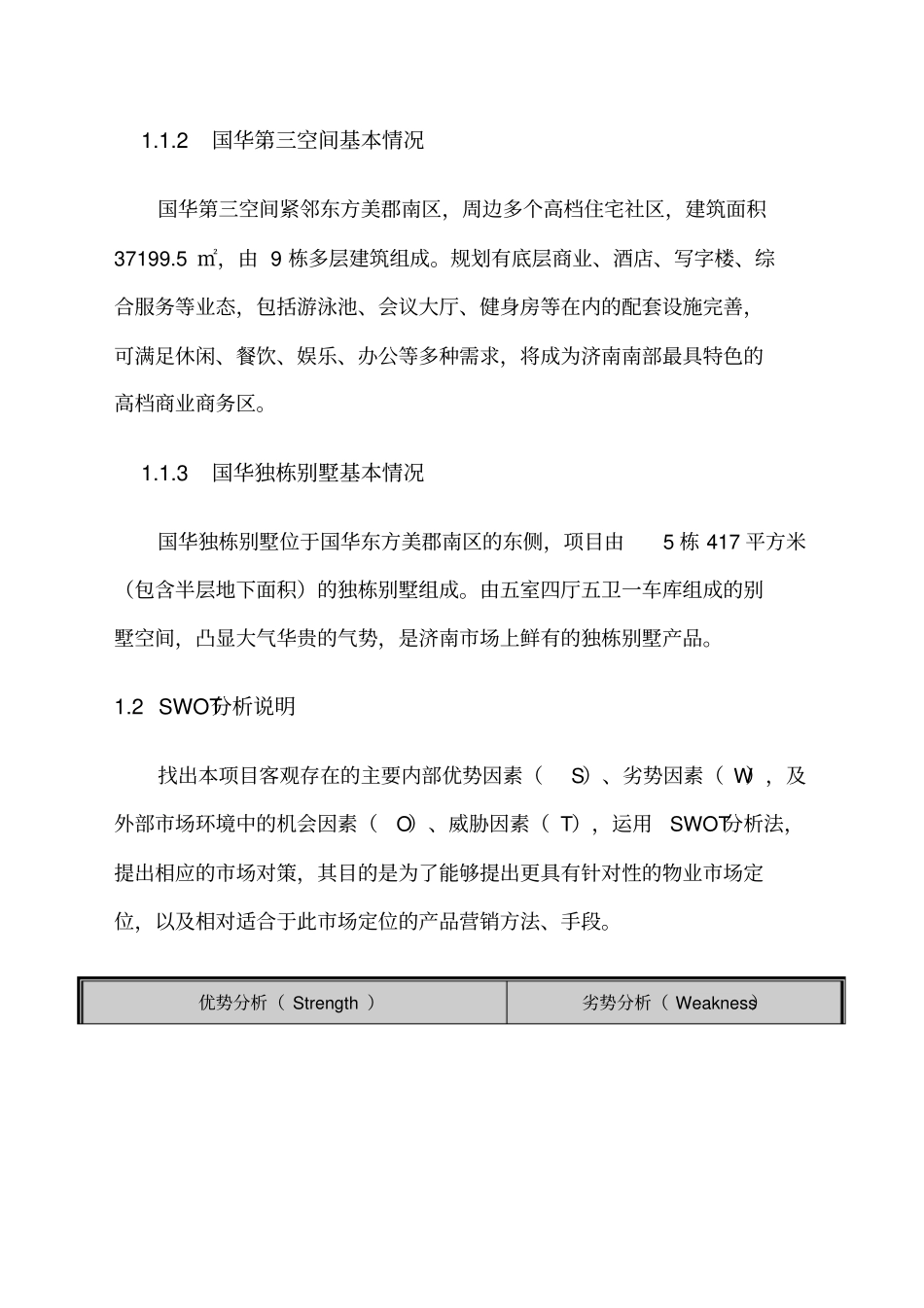 济南国华东方美郡别墅项目定位报告_第2页