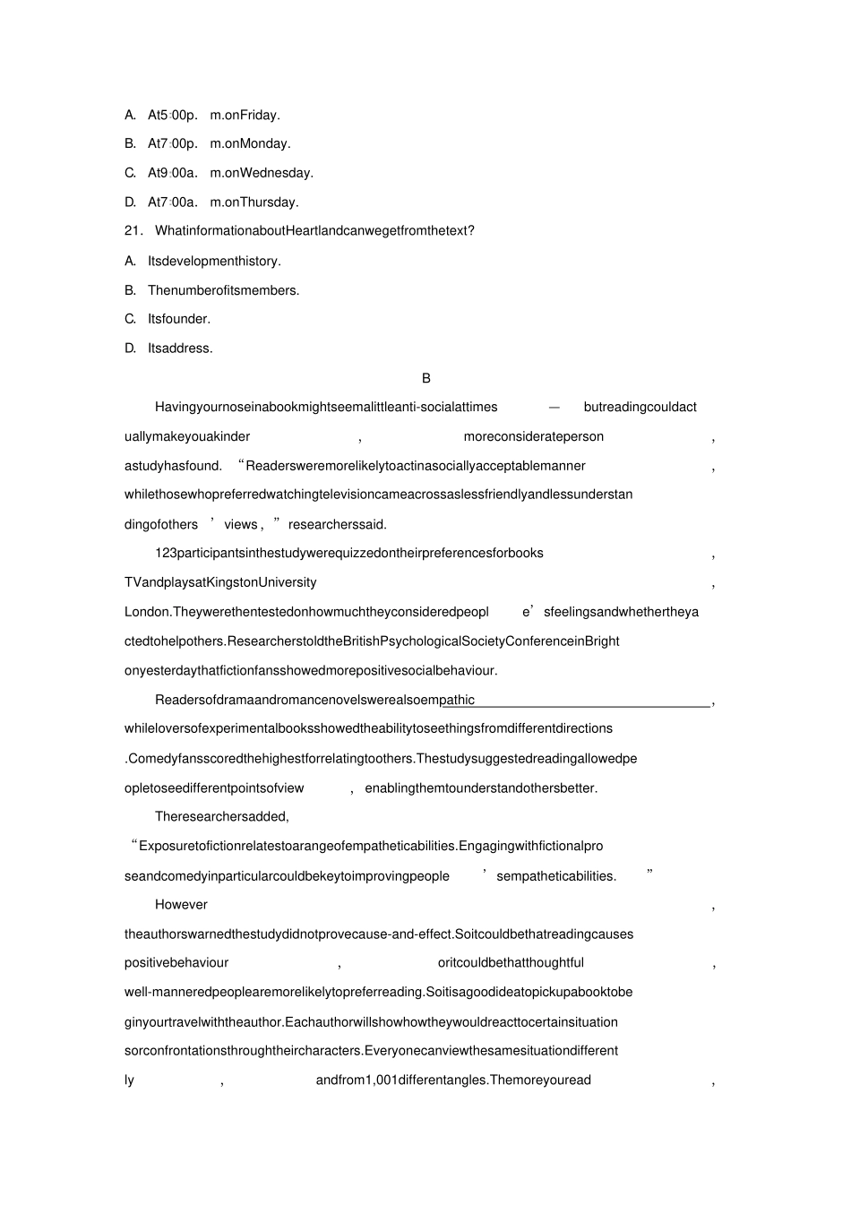 浙江专用高考英语一轮复习语法练第10练特殊句式练习含解析052036x_第3页