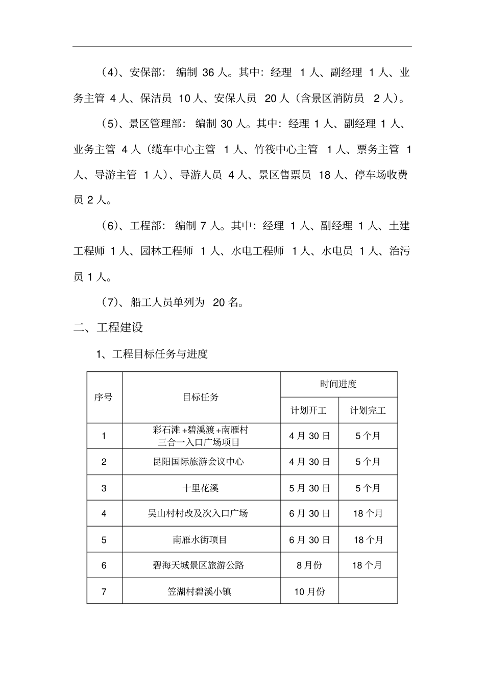 浙江南雁荡山旅游发展有限公司2016年工作计划_第2页