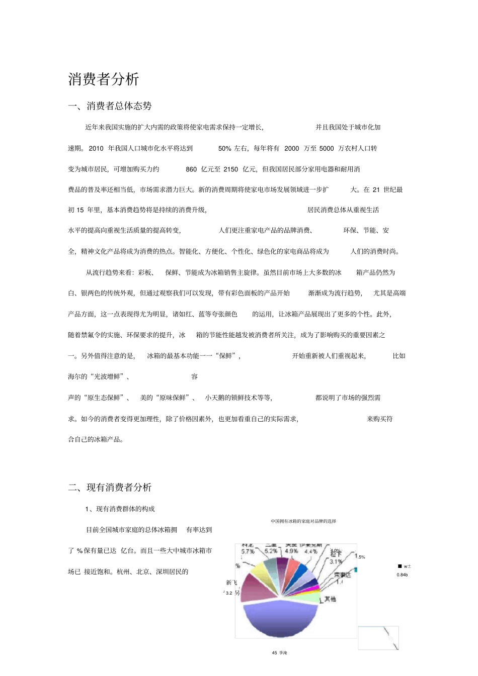 海尔冰箱消费者分析_第1页