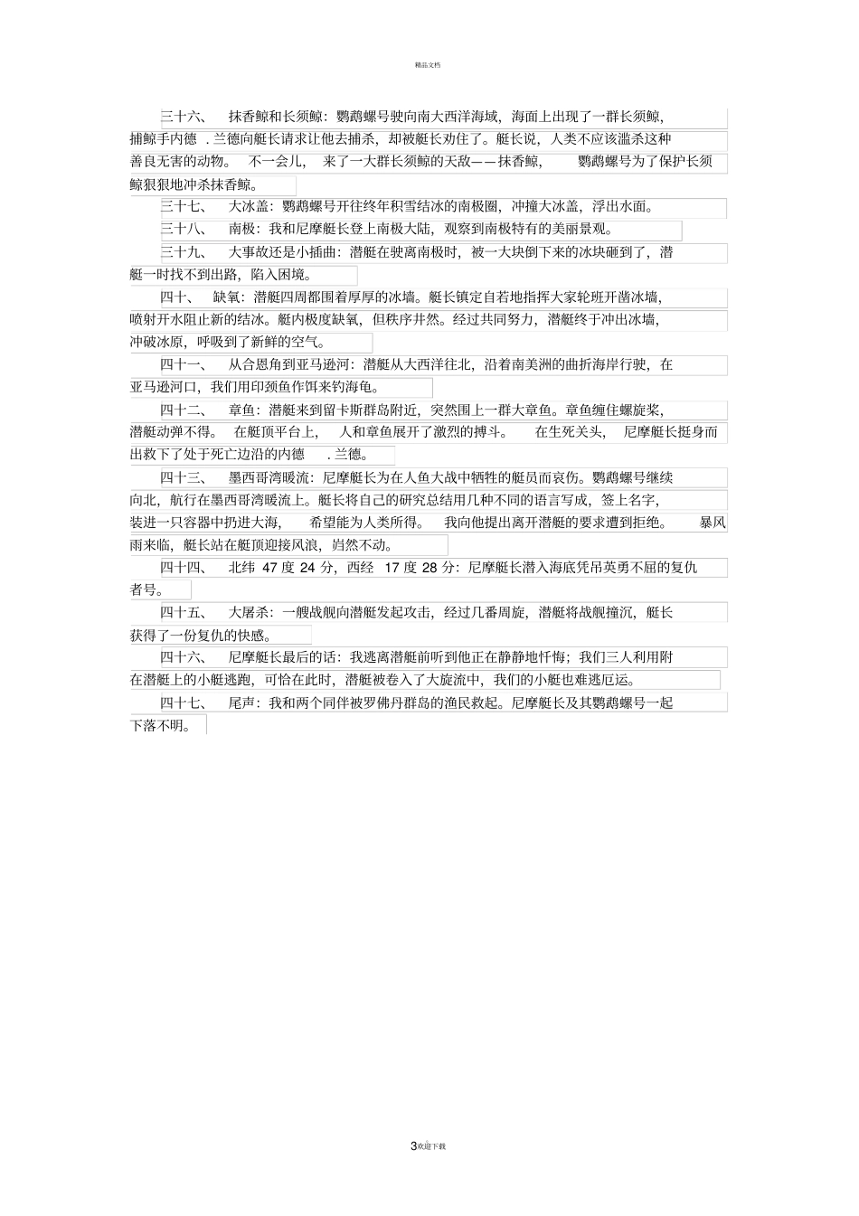 海底两万里章节概括_第3页