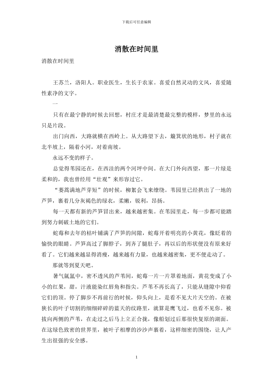 消散在时光里_第1页