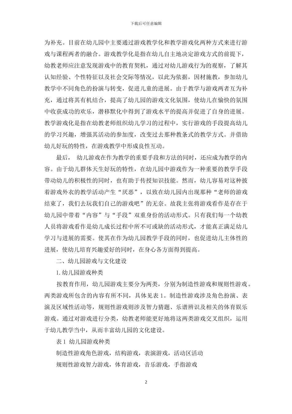 游戏与幼儿园文化建设_第2页
