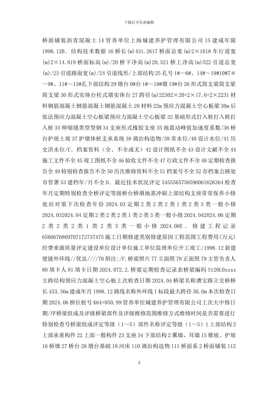 漕宝路立交桥检查报告2024_第3页