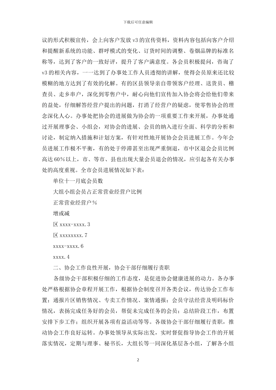 烟草工作总结-烟草协会年终工作总结_第2页