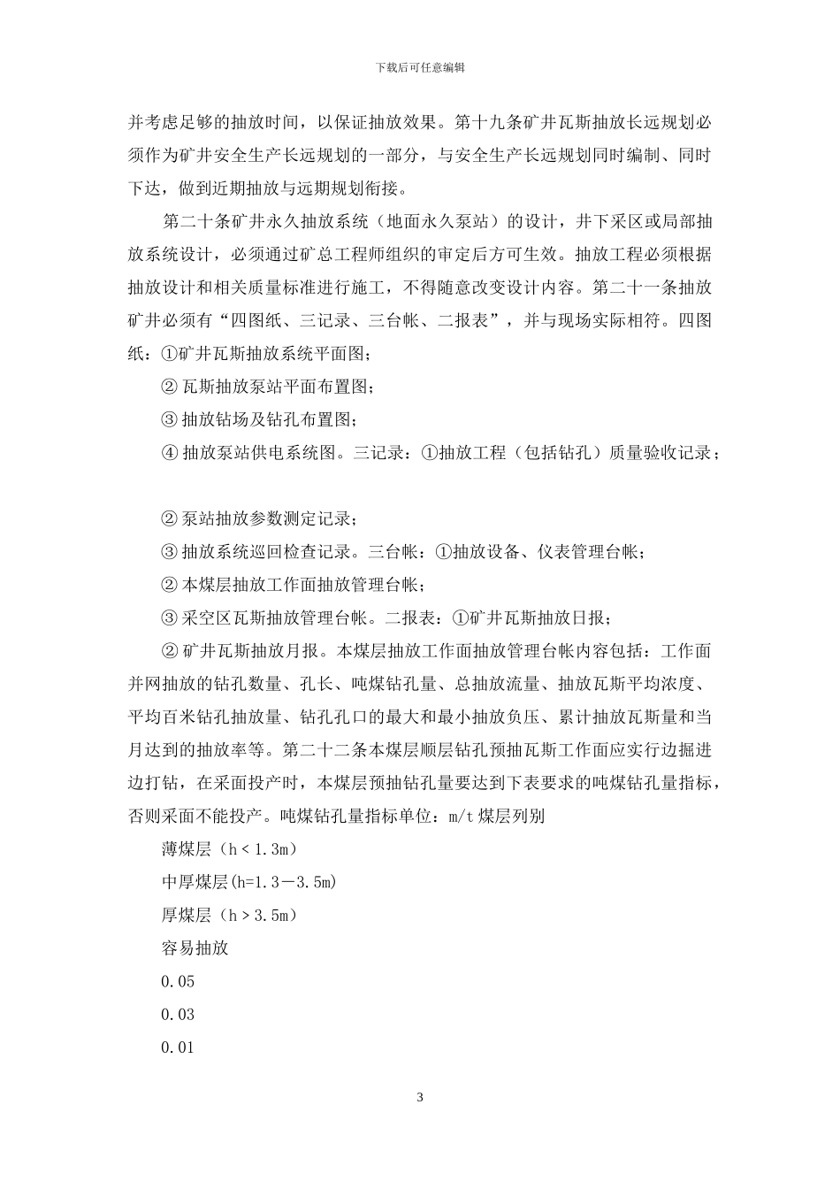 瓦斯抽放管理制度_第3页