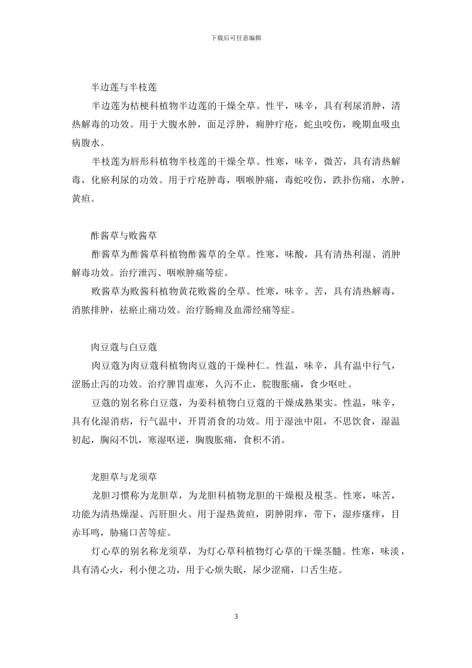 用功相近的词-名称似相近-个药有专功_第3页