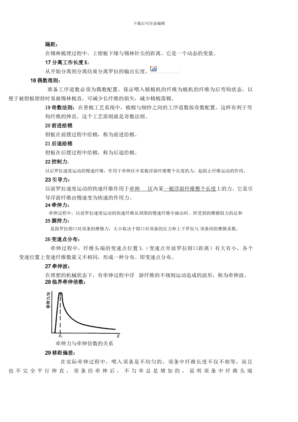 纺纱学复习资料_第2页
