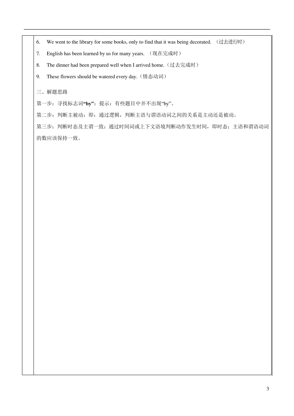 人教版九年级英语上被动语态_第3页