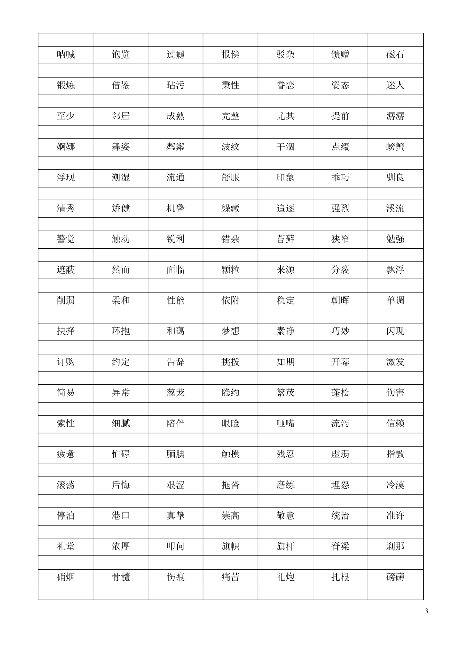 人教版五年级上册语文总复习资料_第3页