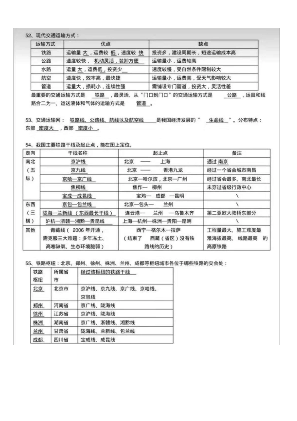 人教版八年级上册地理全册_第3页