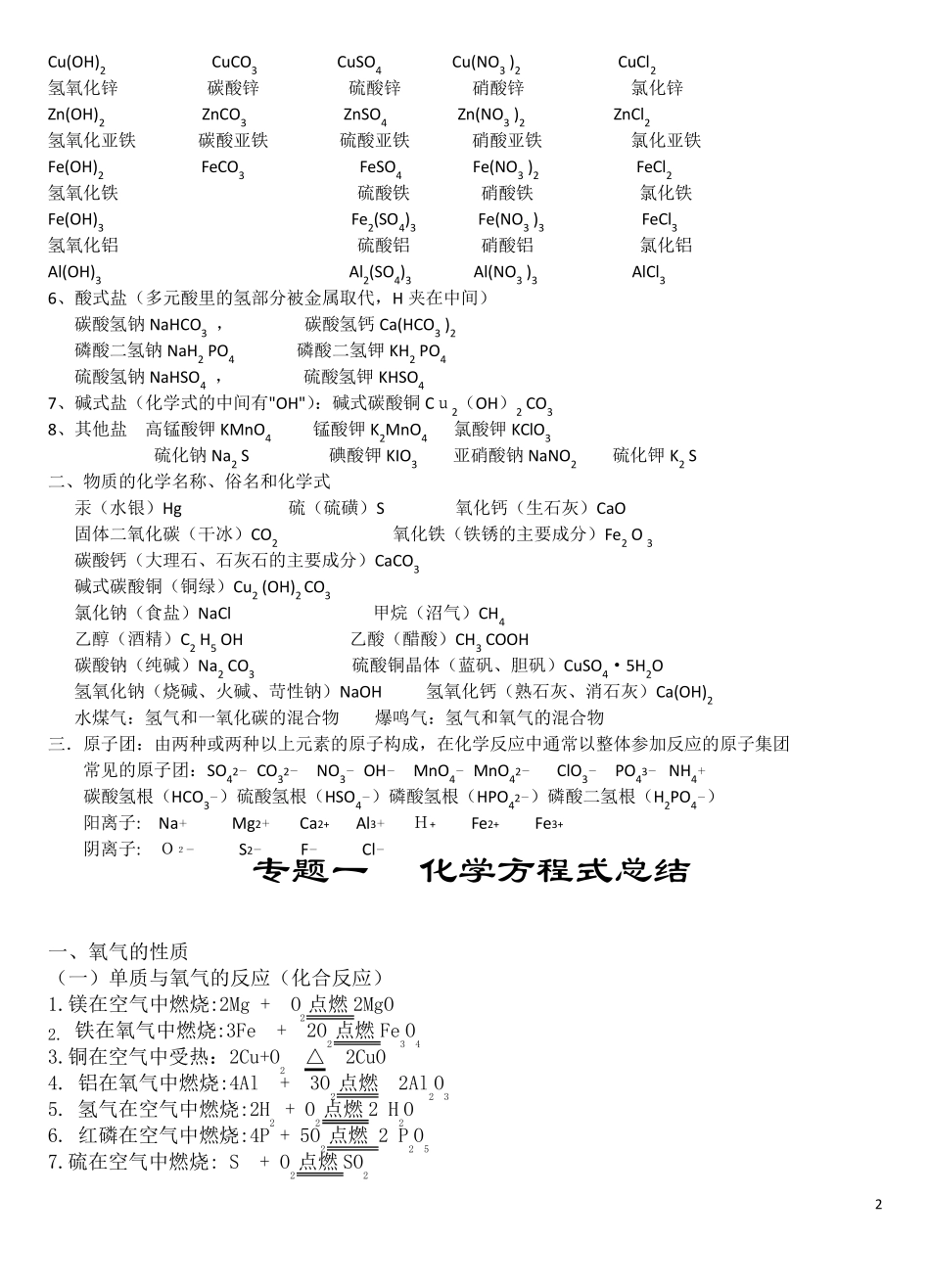 人教版初中化学上下册知识点总结_第2页