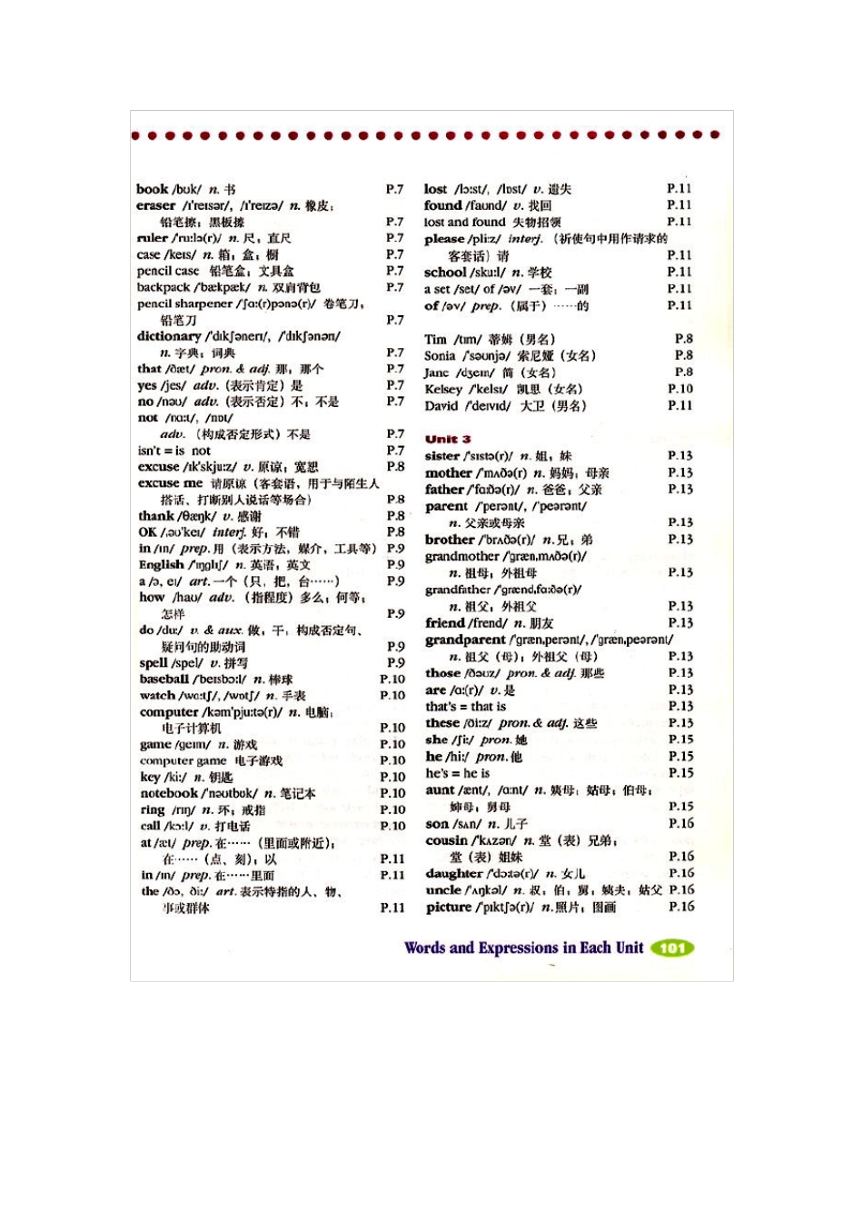 人教版初中英语七至九年级全册单词表_第2页