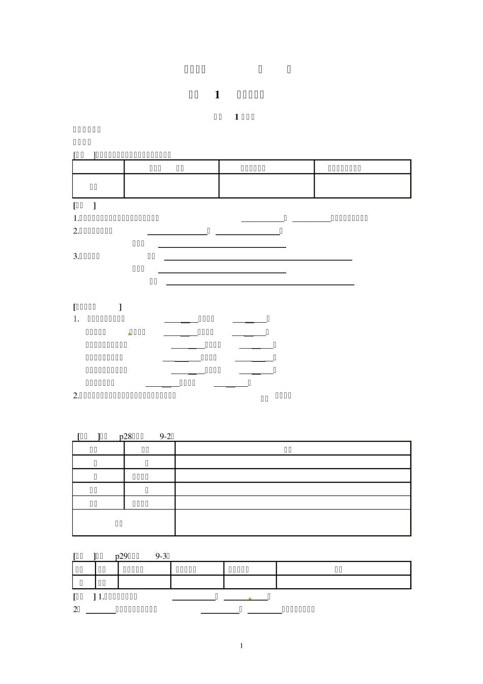 人教版化学九年级下册第九单元《溶液》学案_第1页