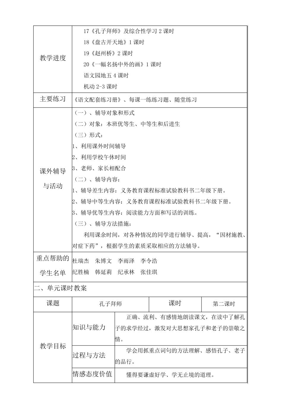 人教版小学三年级语文上册第五单元集体备课活动记录_第3页
