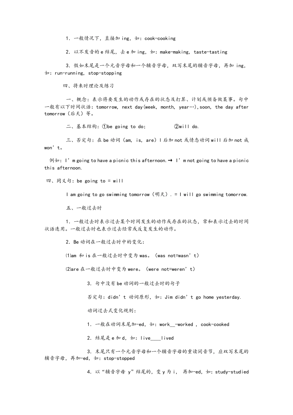 人教版小学英语语法大全_第3页