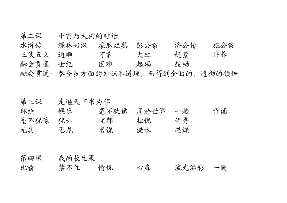 人教版小学语文五年级字词_第2页