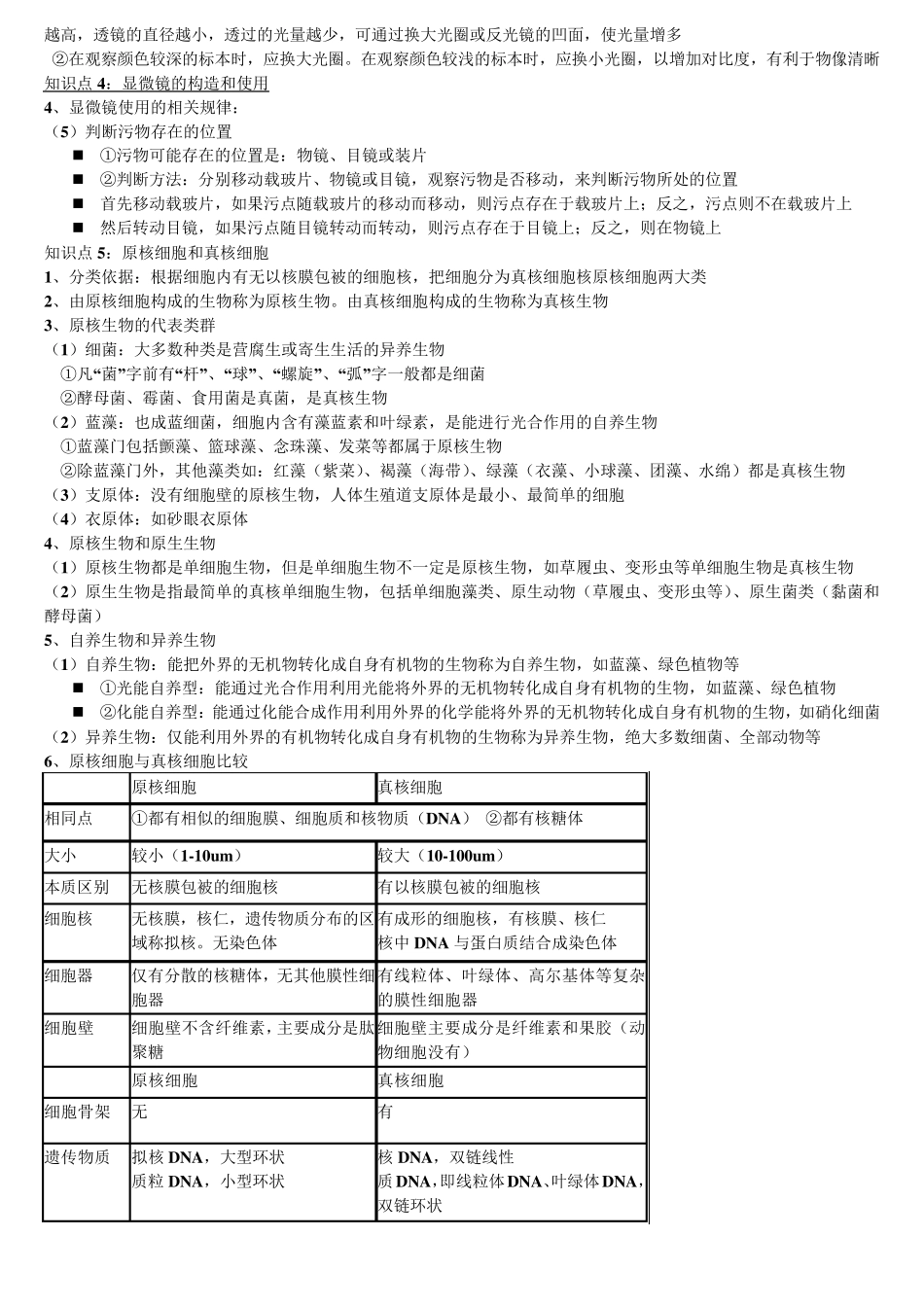 人教版必修一生物笔记_第3页