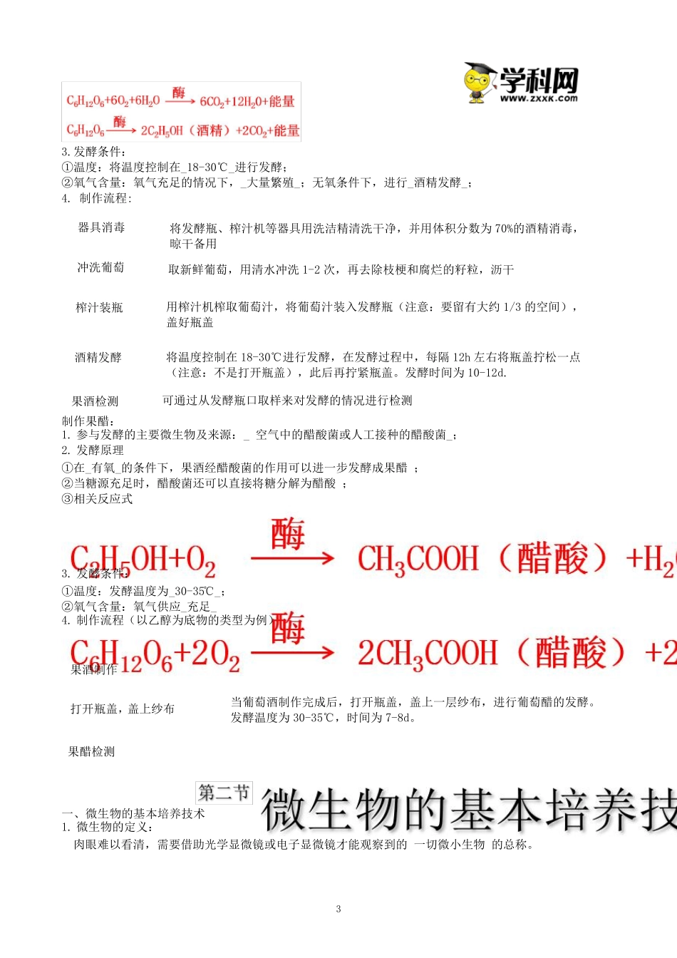 人教版新教材高中生物选择性必修三全册重点知识点归纳总结(复习必背)_第3页