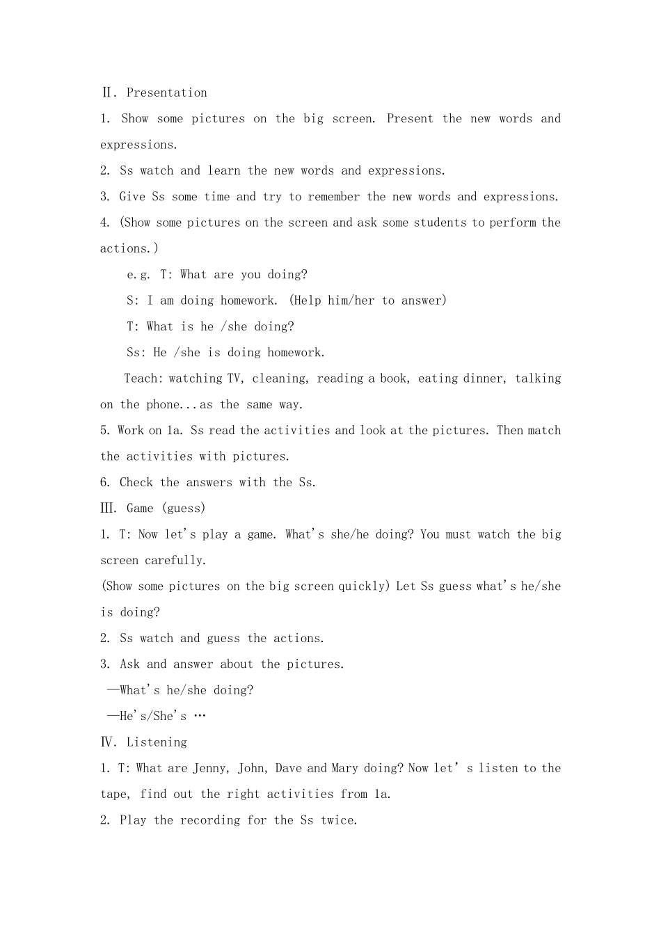 人教版英语七年级下Unit6单元整体教案设计_第2页