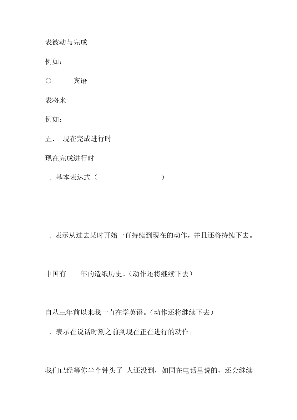 人教版高一英语必修一语法要点_第3页